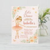 Carte Pink Tutu pour filles (Debout devant)