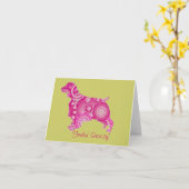 Carte pinkwelsh, Feelin super ! (Fleur jaune)
