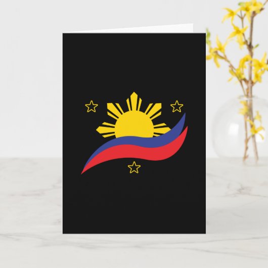 Carte Pinoy Flag (Fleur jaune)