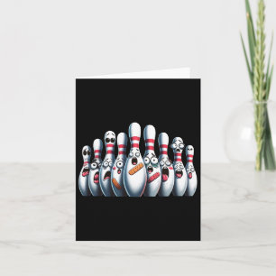 Carte Pins De Bowling Sympa Bowling Sport Bowling Peur