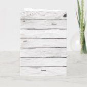 Carte Pins rustiques Joyeux anniversaire (Dos)