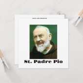 Carte PIO St. PADRE (Devant/Arrière en situation)