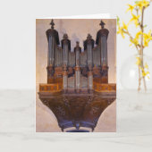 Carte Pipe organe, sarlat (Fleur jaune)