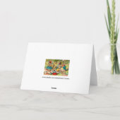 Carte Pique-nique d'animaux (Dos)