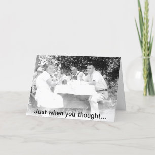 Carte Pique-nique vintage