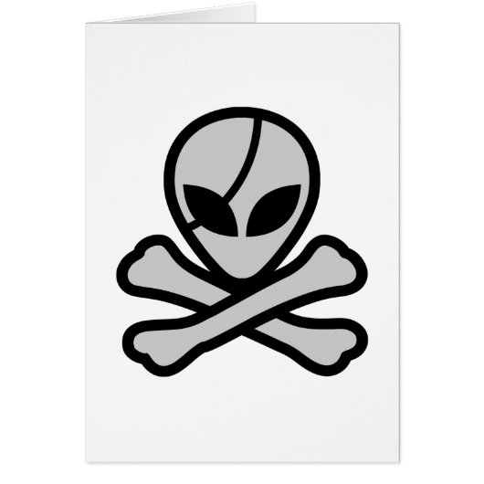 Carte pirate Alien (Devant)