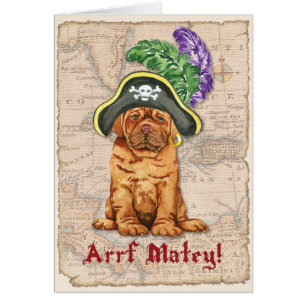 Carte pirate Dogue de Bordeaux