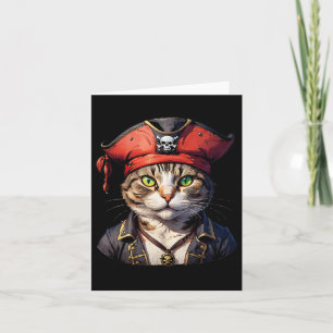 Carte Pirate Et Chat Le Boucanier Feline