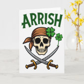 Carte pirate irlandaise Arrish (Fleur jaune)