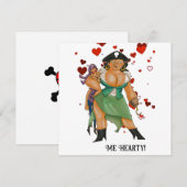 Carte Pirate Love (Devant / Derrière)
