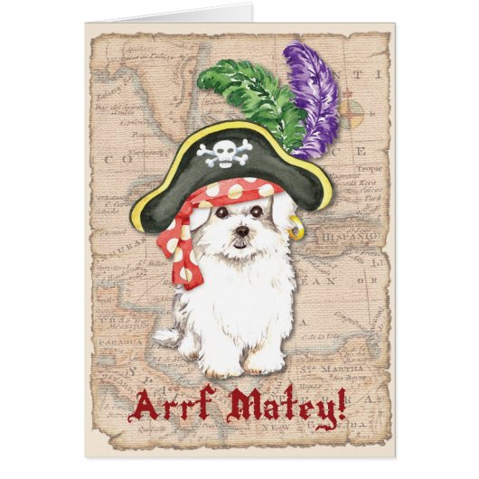 Carte pirate maltaise (Devant)