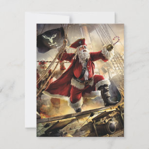 Carte Pirate Père Noël