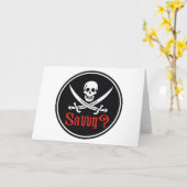 Carte Pirate Savvy (Fleur jaune)