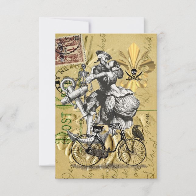 Carte pirate vapeur vintage (Devant)