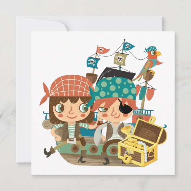 Carte Pirates Au Trésor (Devant)