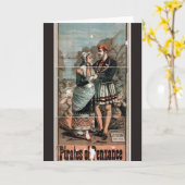 Carte Pirates de Penzance Théâtre Vintage (Fleur jaune)