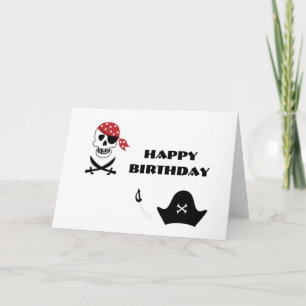 Carte Pirates Joyeux anniversaire