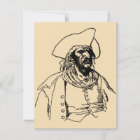 Pirates Vintage, un croquis de boucanier par Howar