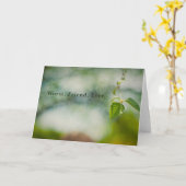 Carte Pire ami jamais (Fleur jaune)