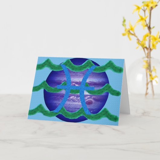 Carte Pisces (Fleur jaune)