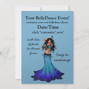 Carte Pisces Belly Dancer