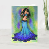 Carte Pisces Belly Dancer Art (Devant)