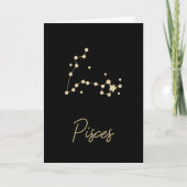 Carte Pisces Constellation Zodiac (Devant)