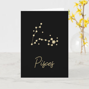 Carte Pisces Constellation Zodiac