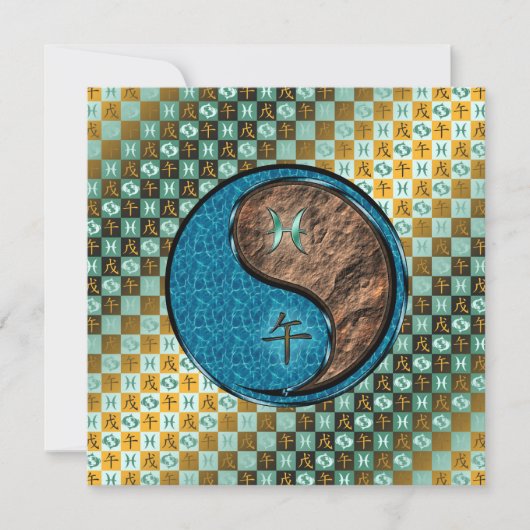 Carte Pisces & Earth Horse (Devant)