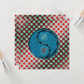 Carte Pisces et tigre d'eau (Devant/Arrière en situation)
