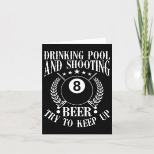 Carte Piscine À Boire Et Bière De Tir Funny Billard Gi