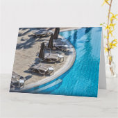 Carte Piscine De Vacances (Fleur jaune)