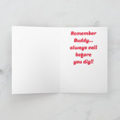 Carte Pissé De Golfer (Intérieur)