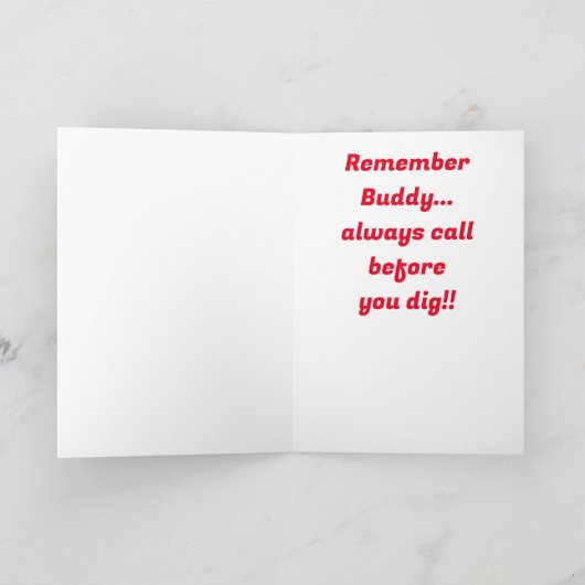 Carte Pissé De Golfer (Intérieur)