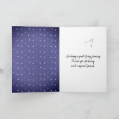 Carte pissenlit blanc merci (Intérieur)