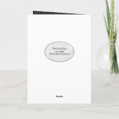 Carte pissenlit blanc pour ami (Dos)