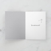 Carte Pissenlit noir merci (Intérieur)
