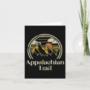 Carte Piste des Appalaches Camp de Randonnée Vintage Re