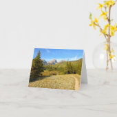 Carte Piste du lac Nymph au début de l'automne (Fleur jaune)