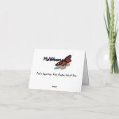 Carte Piste du lac Nymph au début de l'automne (Dos)