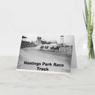 Carte piste, Hastings Park Race Track
