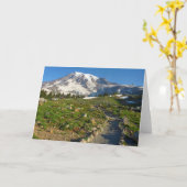 Carte Piste Skyline Mount Rainier (Fleur jaune)