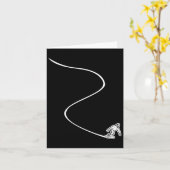 Carte Pistes de snowboard - snowboard (Fleur jaune)