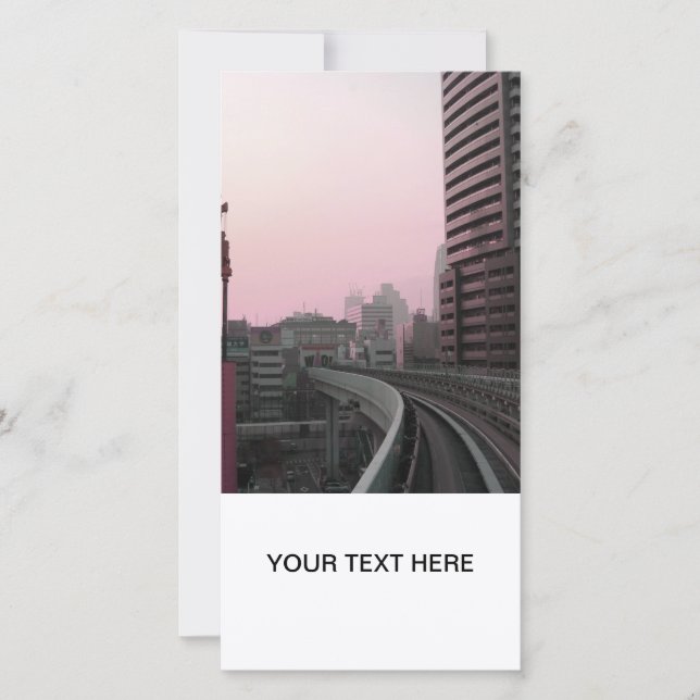 Carte Pistes du train de Tokyo (Devant)