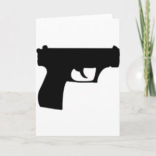 Carte pistolet noir