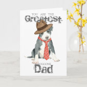 Carte Pit Bull Papa (Fleur jaune)