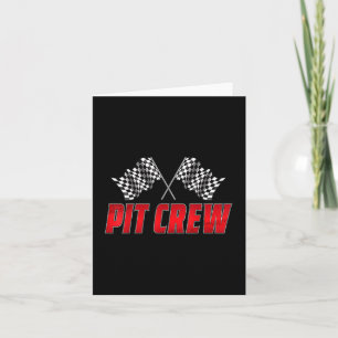 Carte Pit Crew Anniversaire Famille Correspondance Cours