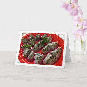 Carte Pitaya coupé - Fruits de dragon