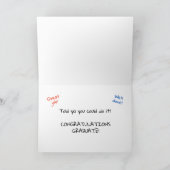 Carte Pitbull et Rottweiler Graduation Told Ya Card (Intérieur)