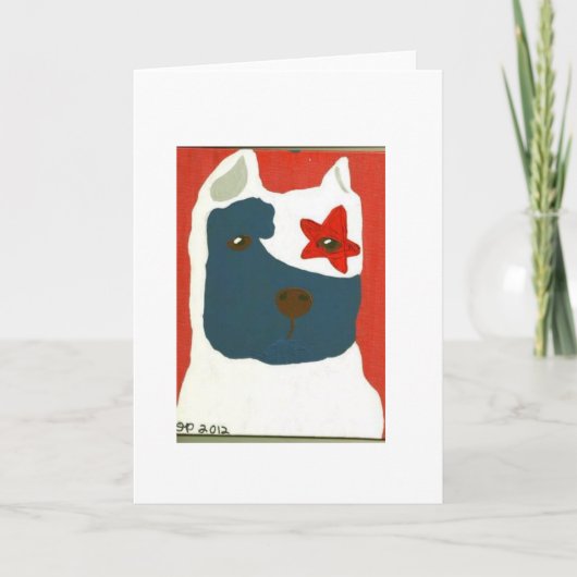 Carte Pitbull patriotique (Devant)